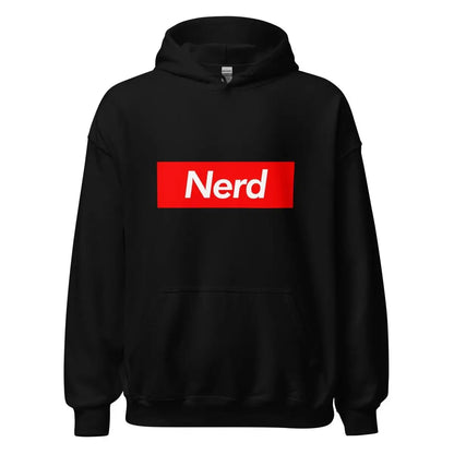 Nerd Sign Hoodie (unisex) - Black / M