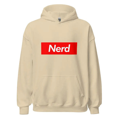 Nerd Sign Hoodie (unisex) - Sand / M