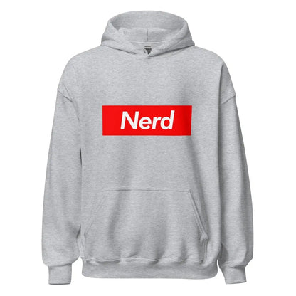 Nerd Sign Hoodie (unisex) - Sport Grey / M