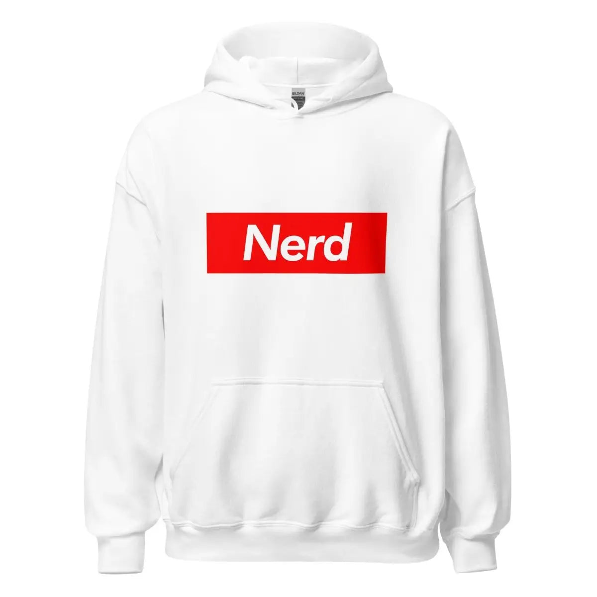 Nerd Sign Hoodie (unisex) - White / M