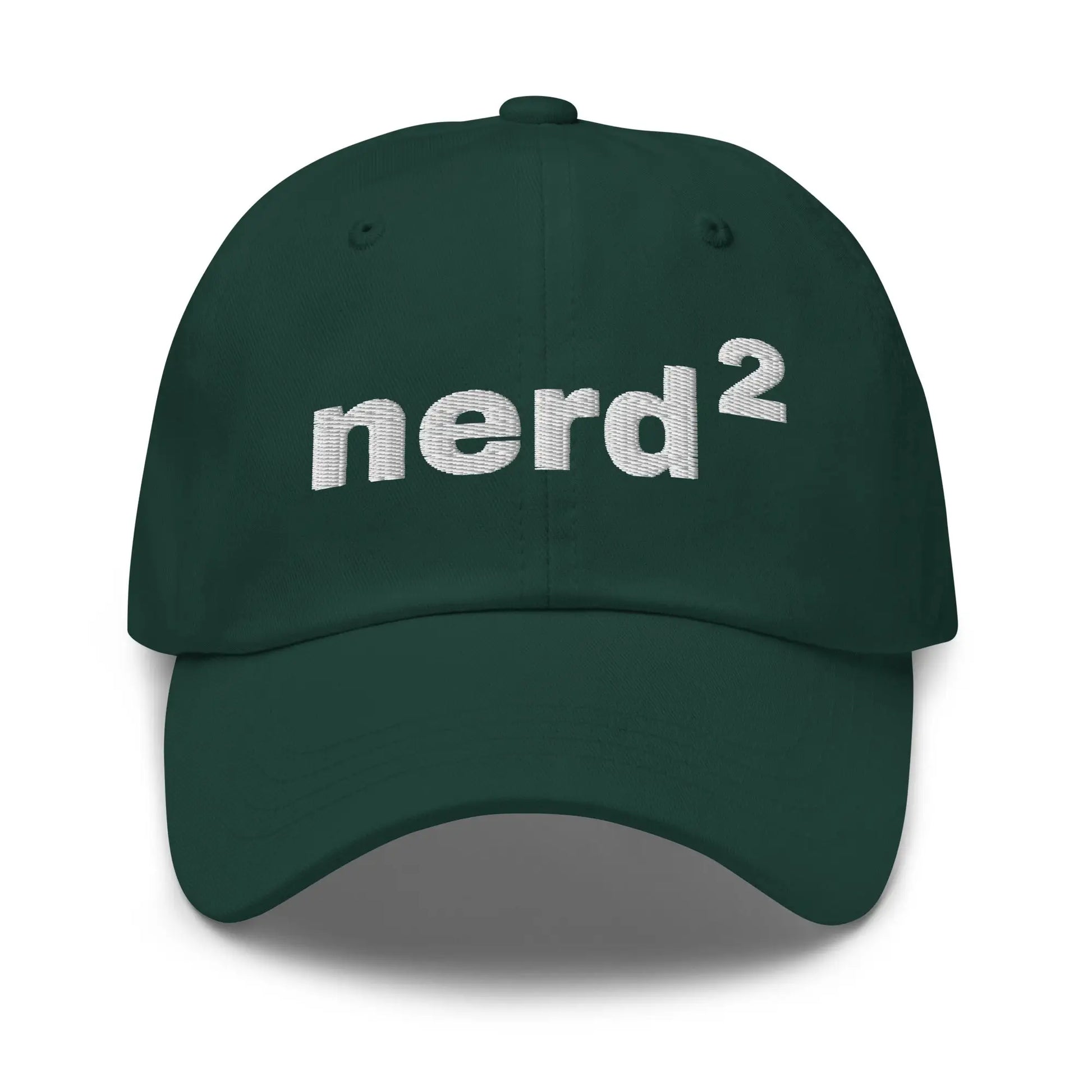 Nerd Squared Embroidered Cap - Spruce