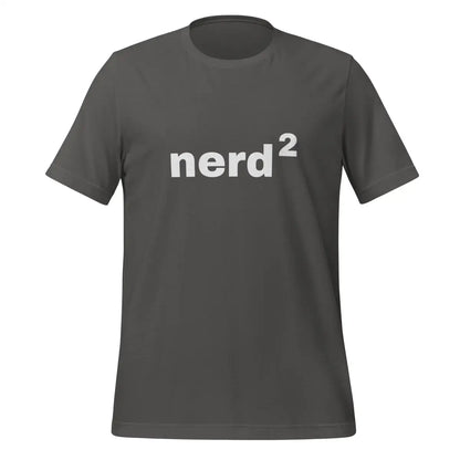 Nerd Squared T-Shirt (unisex) - Asphalt / M