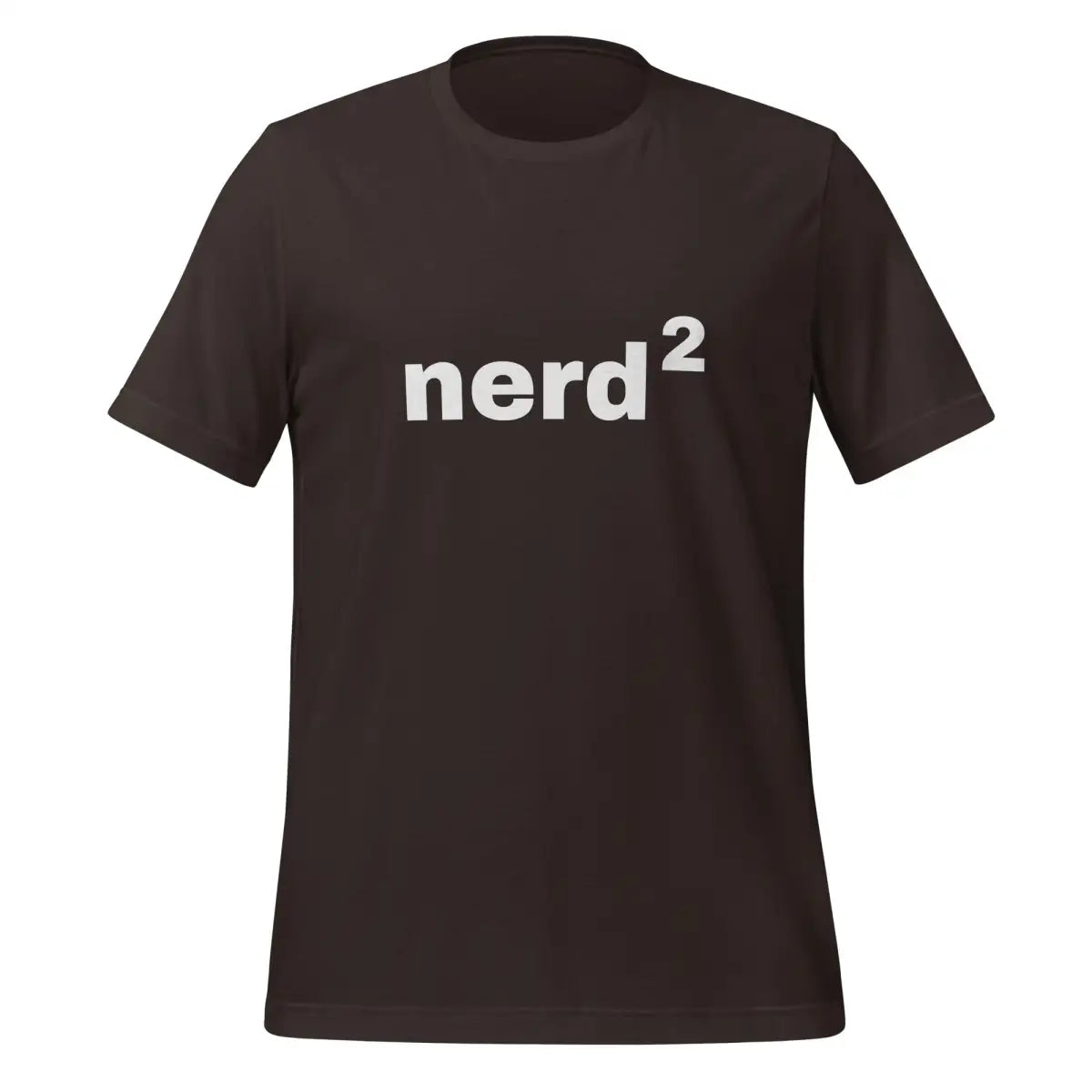 Nerd Squared T-Shirt (unisex) - Brown / M