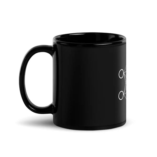 Neural Network Black Glossy Mug 1