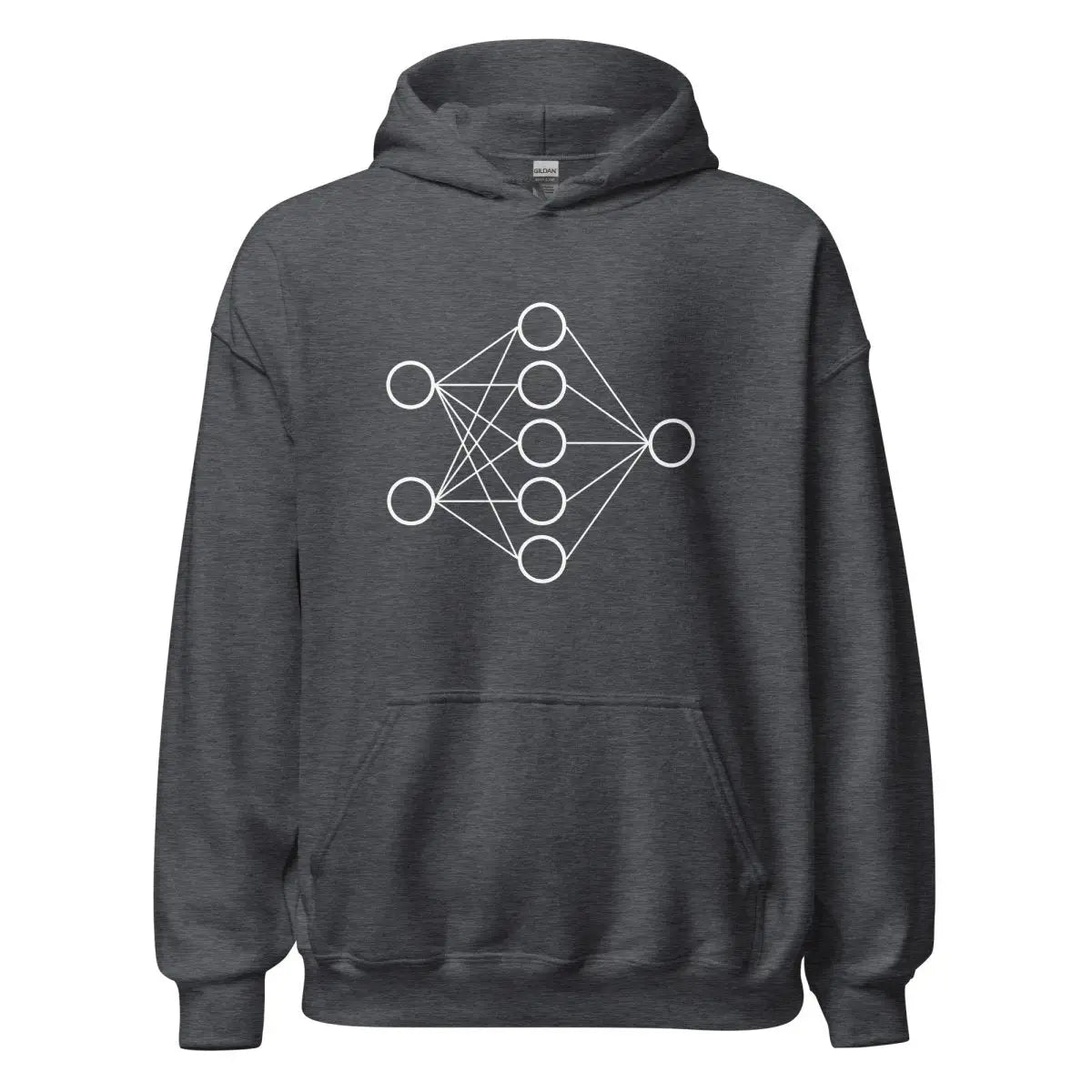 Neural Network Hoodie 1 (unisex) - Dark Heather / M