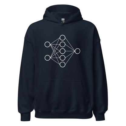 Neural Network Hoodie 1 (unisex) - Navy / M