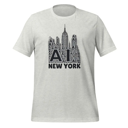 New York AI T-Shirt (unisex) - Ash / M