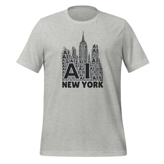 New York AI T-Shirt (unisex) - Athletic Heather / M