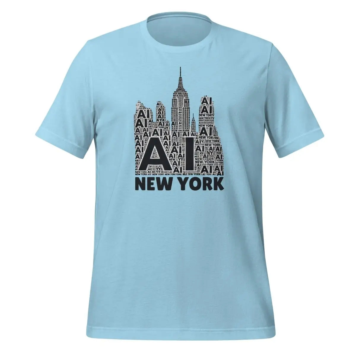 New York AI T-Shirt (unisex) - Ocean Blue / M