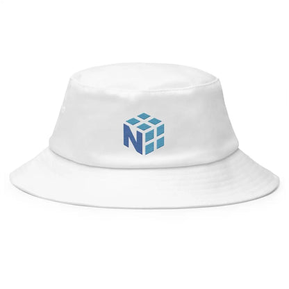 NumPy Icon True-Color Embroidered Bucket Hat - White