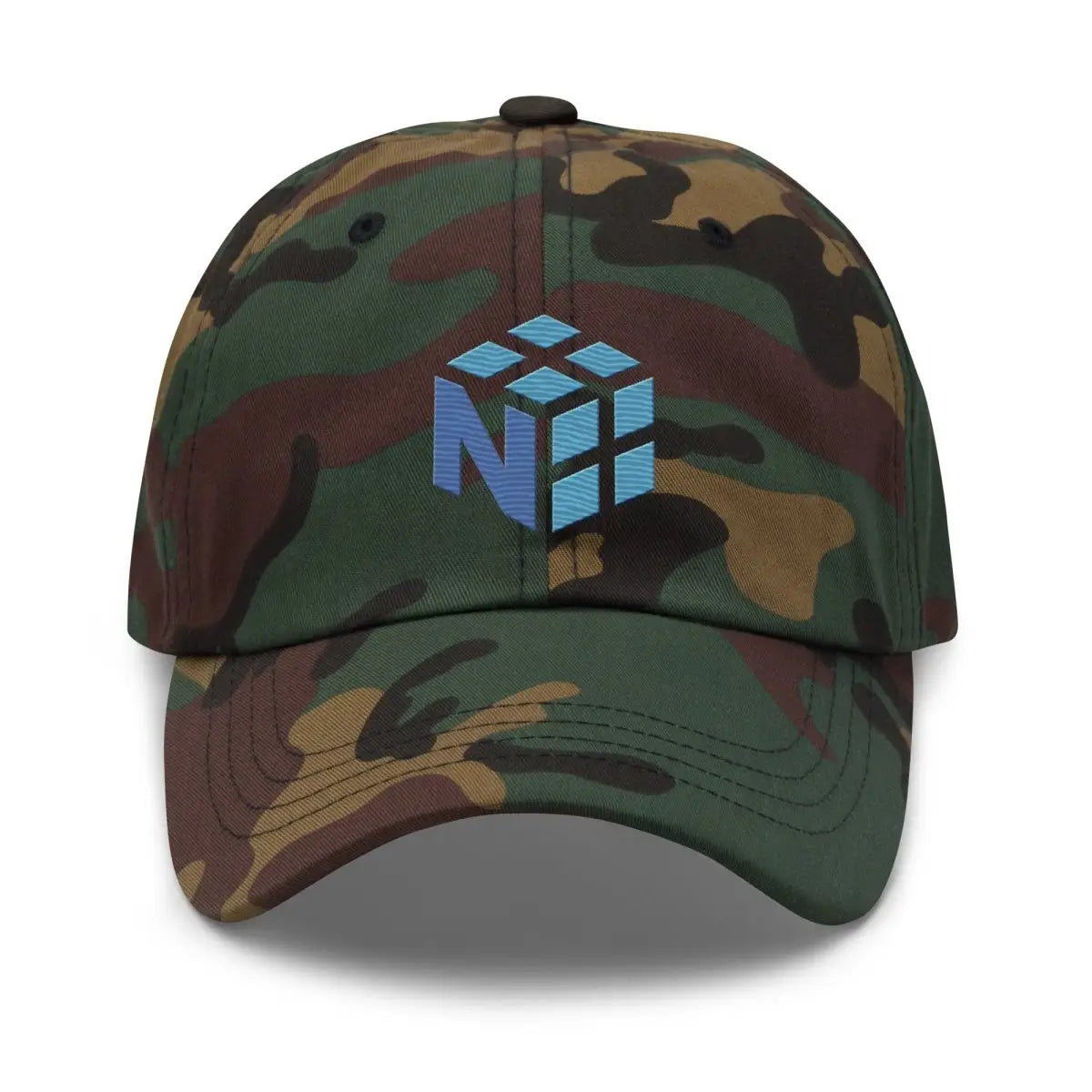 NumPy Icon True-Color Embroidered Cap - Green Camo