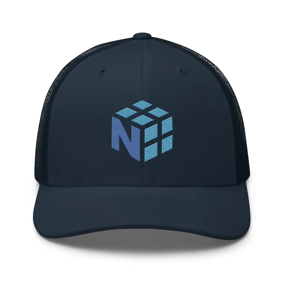 NumPy Icon True-Color Embroidered Trucker Cap - Navy