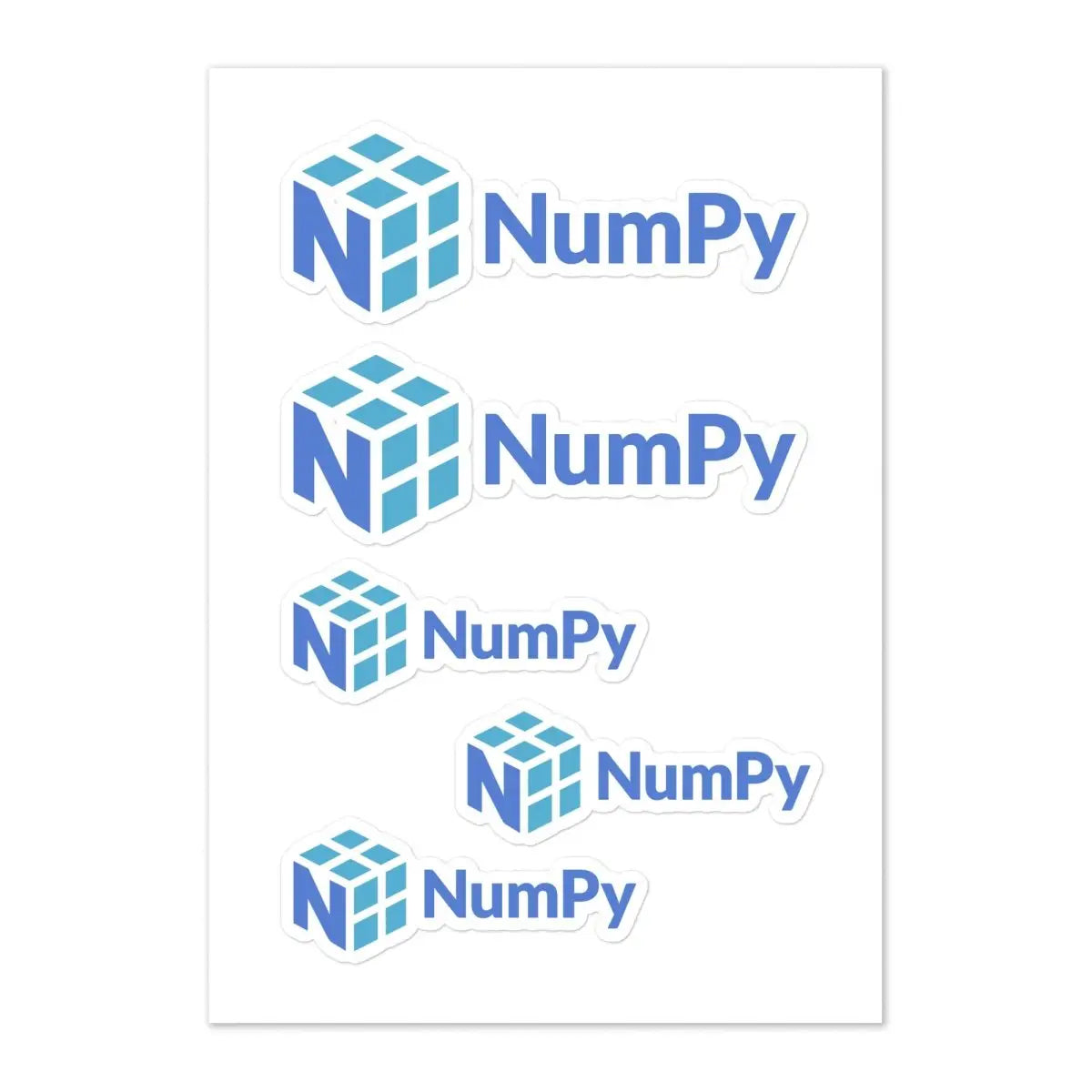 NumPy Logo Sticker Sheet