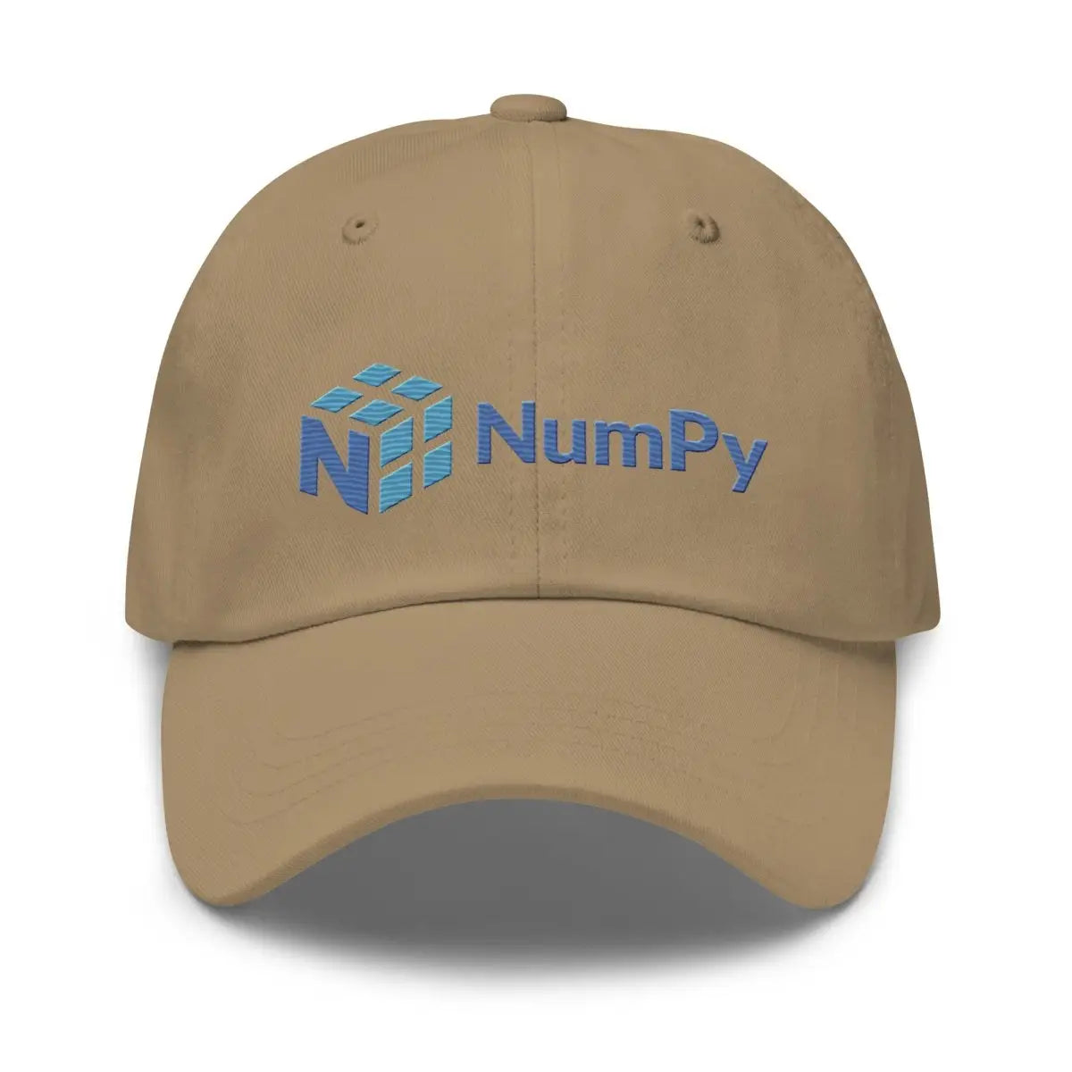 NumPy Logo True-Color Embroidered Cap - Khaki