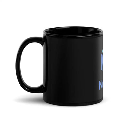 NumPy Stacked Logo Black Glossy Mug