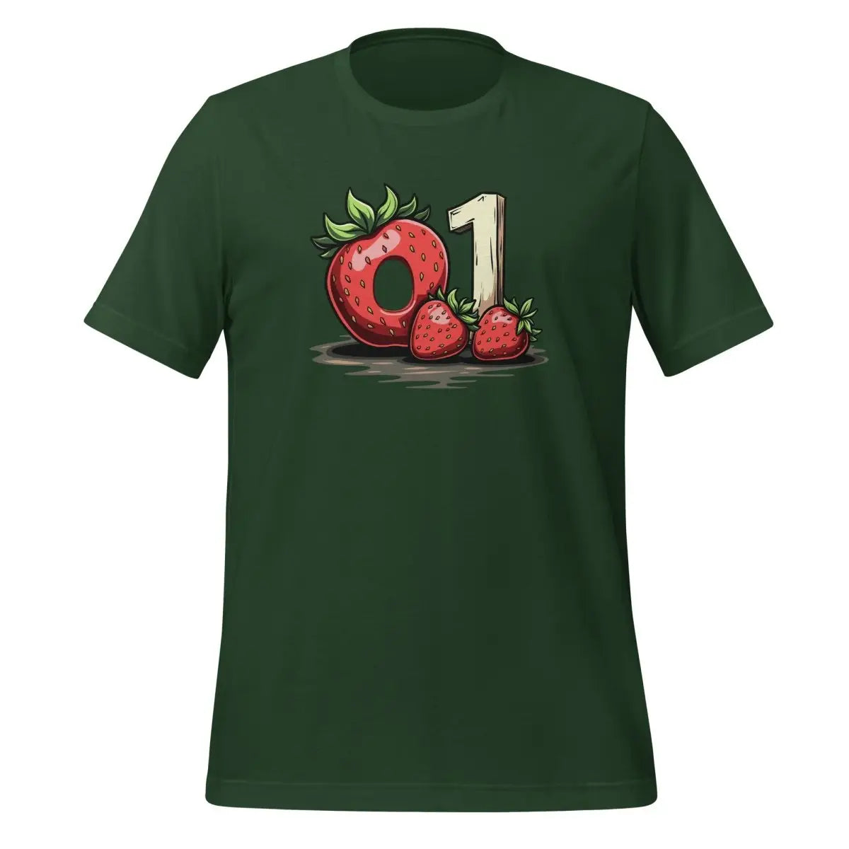 o1 Strawberry Donut T-Shirt (unisex) - Forest / M