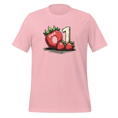 o1 Strawberry Donut T-Shirt (unisex) - Pink / M