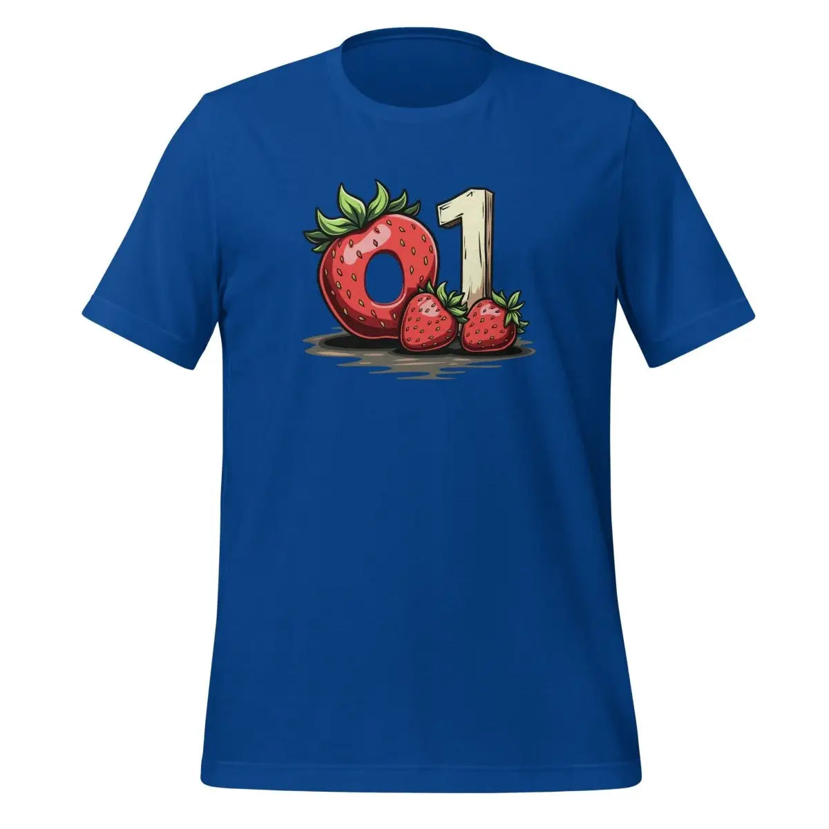 o1 Strawberry Donut T-Shirt (unisex) - True Royal / M