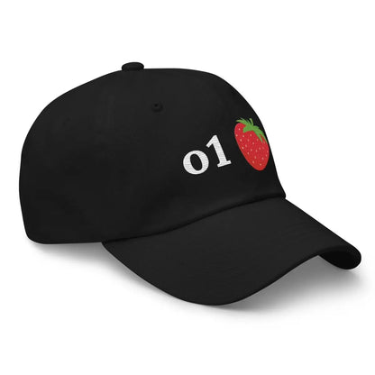 o1 Strawberry True-Color Embroidered Cap