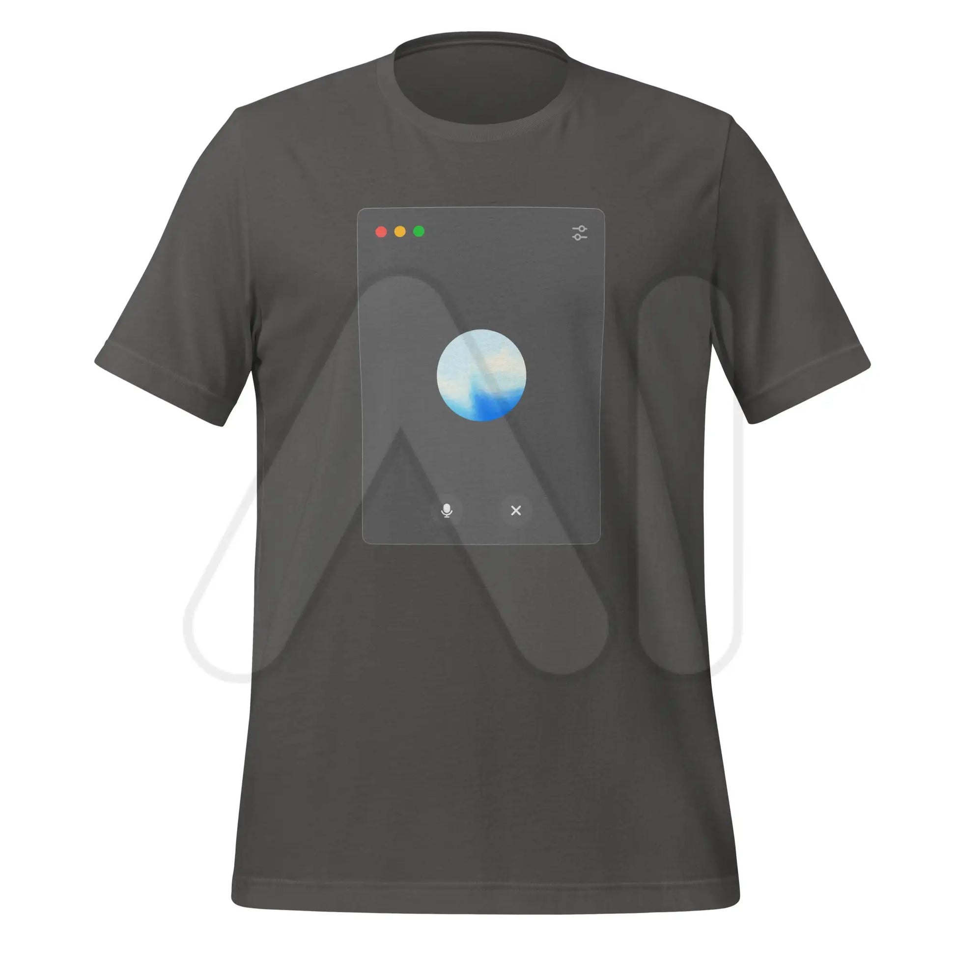 OpenAI Advanced Voice Mode on Desktop T-Shirt (unisex) - Asphalt / M