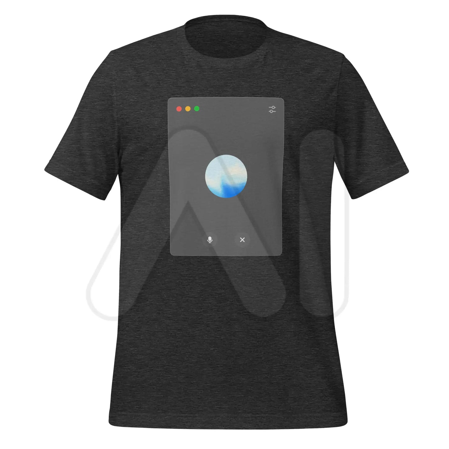 OpenAI Advanced Voice Mode on Desktop T-Shirt (unisex) - Dark Grey Heather / M