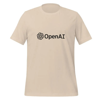 OpenAI Black Logo T-Shirt (unisex) - Soft Cream / M