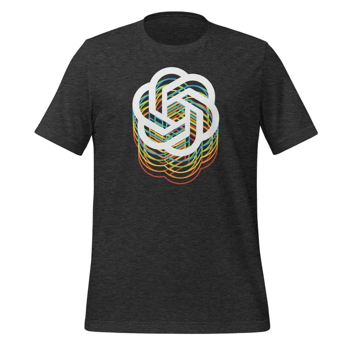 OpenAI Icon Spectrum T-Shirt (unisex) - Dark Grey Heather / M