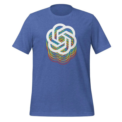 OpenAI Icon Spectrum T-Shirt (unisex) - Heather True Royal / M