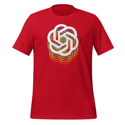 OpenAI Icon Spectrum T-Shirt (unisex) - Red / M