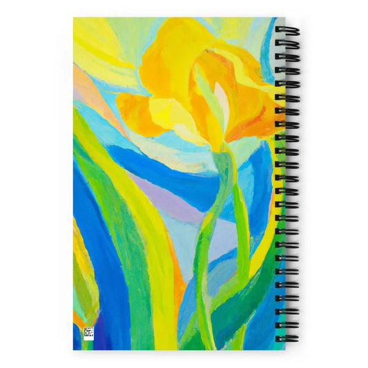 OpenAI Research Floral Painting Spiral Notebook