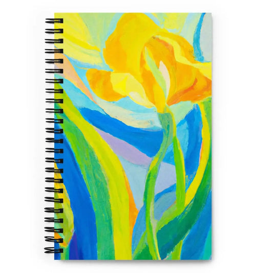 OpenAI Research Floral Painting Spiral Notebook