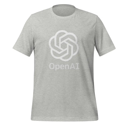 OpenAI Stacked Logo T-Shirt (unisex) - Athletic Heather / M