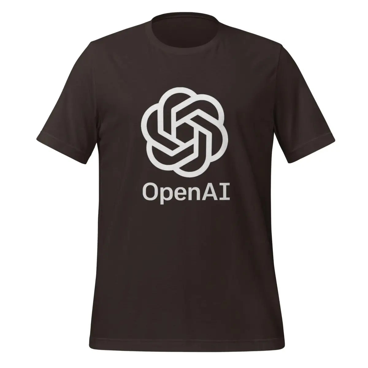 OpenAI Stacked Logo T-Shirt (unisex) - Brown / M