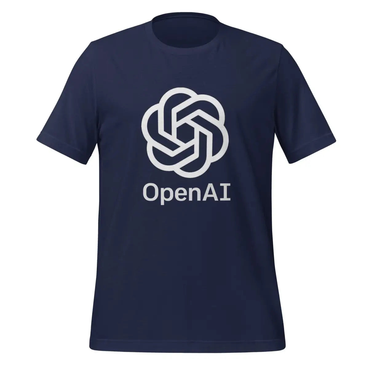 OpenAI Stacked Logo T-Shirt (unisex) - Navy / M