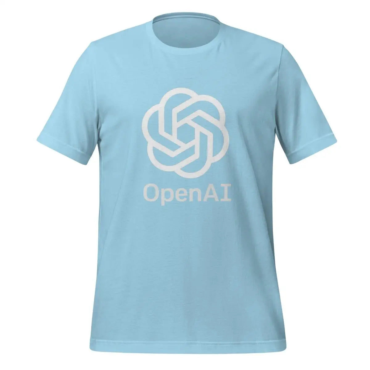 OpenAI Stacked Logo T-Shirt (unisex) - Ocean Blue / M