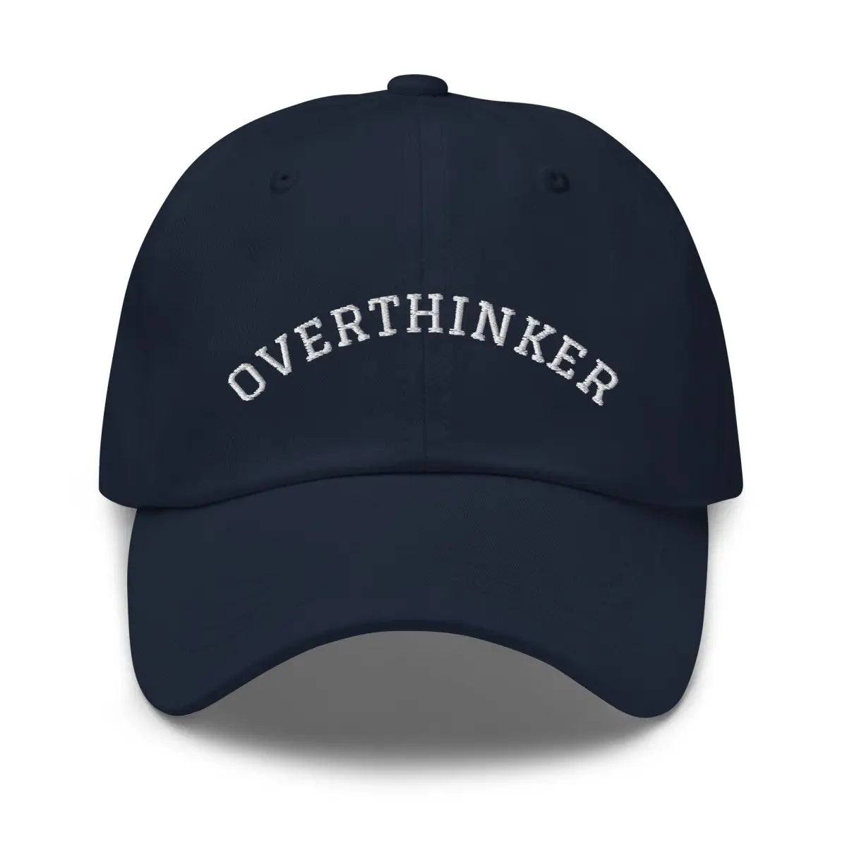 OVERTHINKER Embroidered Cap - Navy