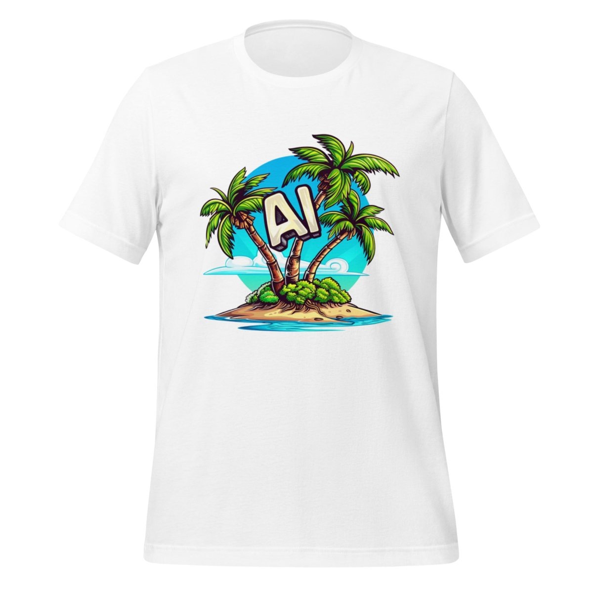 AI Palm Island T - Shirt 2 (unisex) - White - AI Store