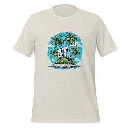 AI Palm Island T - Shirt (unisex) - Heather Dust - AI Store