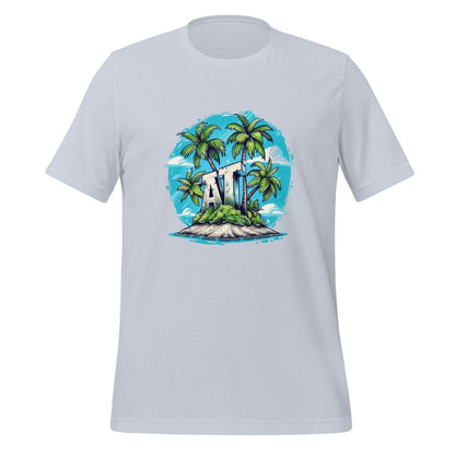 AI Palm Island T - Shirt (unisex) - Light Blue - AI Store