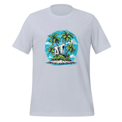 The Ai Palm Island T-shirt (unisex) Light Blue / m.