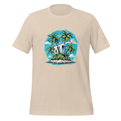 AI Palm Island T - Shirt (unisex) - Soft Cream - AI Store