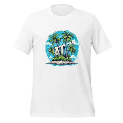 The Ai Palm Island T-shirt (unisex) White / m.