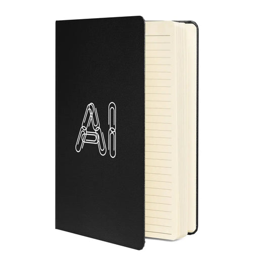 Paper Clips AI Hardcover Bound Notebook