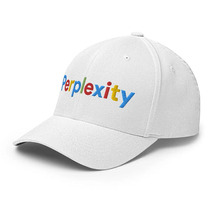 Perplexity Search Logo Embroidered Closed-Back Baseball Cap