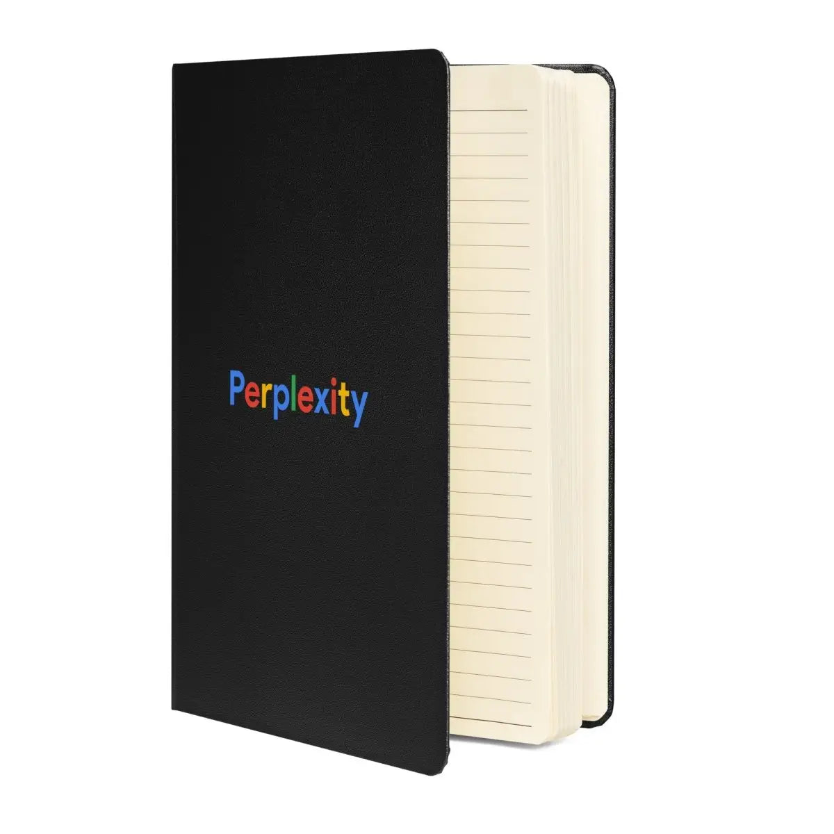 Perplexity Search Logo Hardcover Bound Notebook