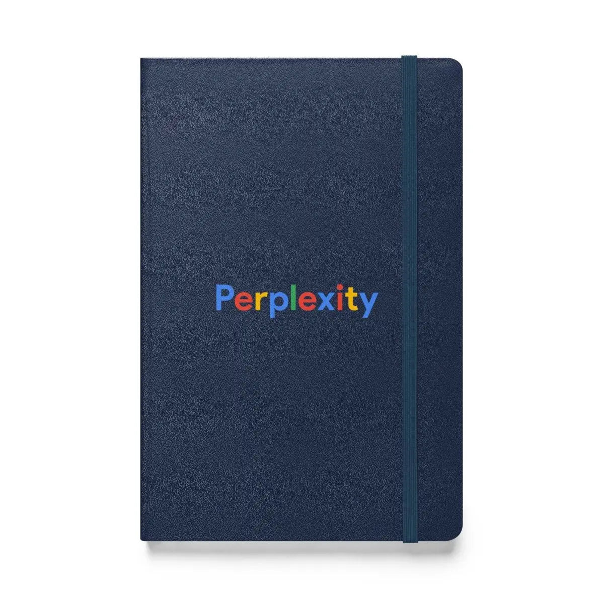 Perplexity Search Logo Hardcover Bound Notebook - Navy