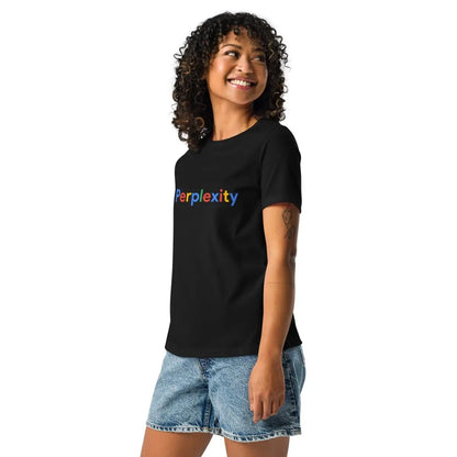 Perplexity Search Logo Relaxed T-Shirt (women)