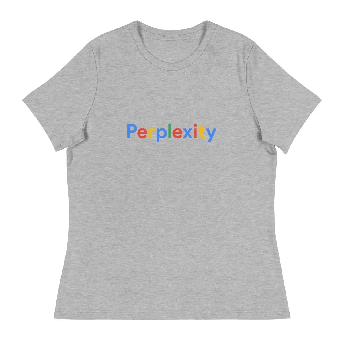 Perplexity Search Logo Relaxed T-Shirt (women) - Athletic Heather / M