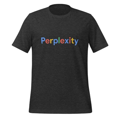 Perplexity Search Logo T-Shirt (unisex) - Dark Grey Heather / M