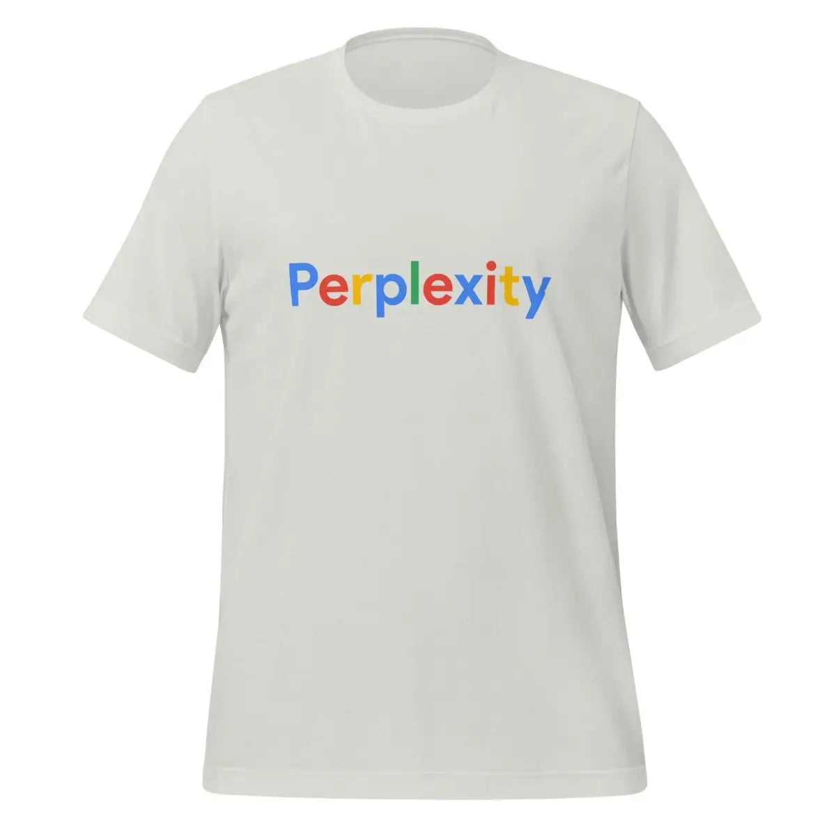 Perplexity Search Logo T-Shirt (unisex) - Silver / M